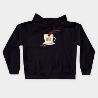 hot coffee Kids Hoodie